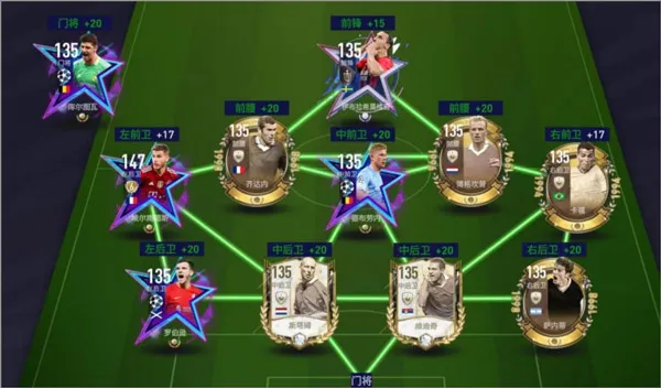 FC足球世界451阵型搭配