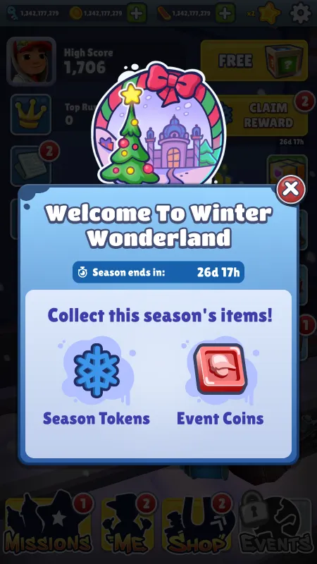 地铁跑酷无限金币无限钻石版截图2