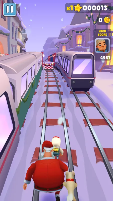 地铁跑酷无限金币无限钻石版截图4