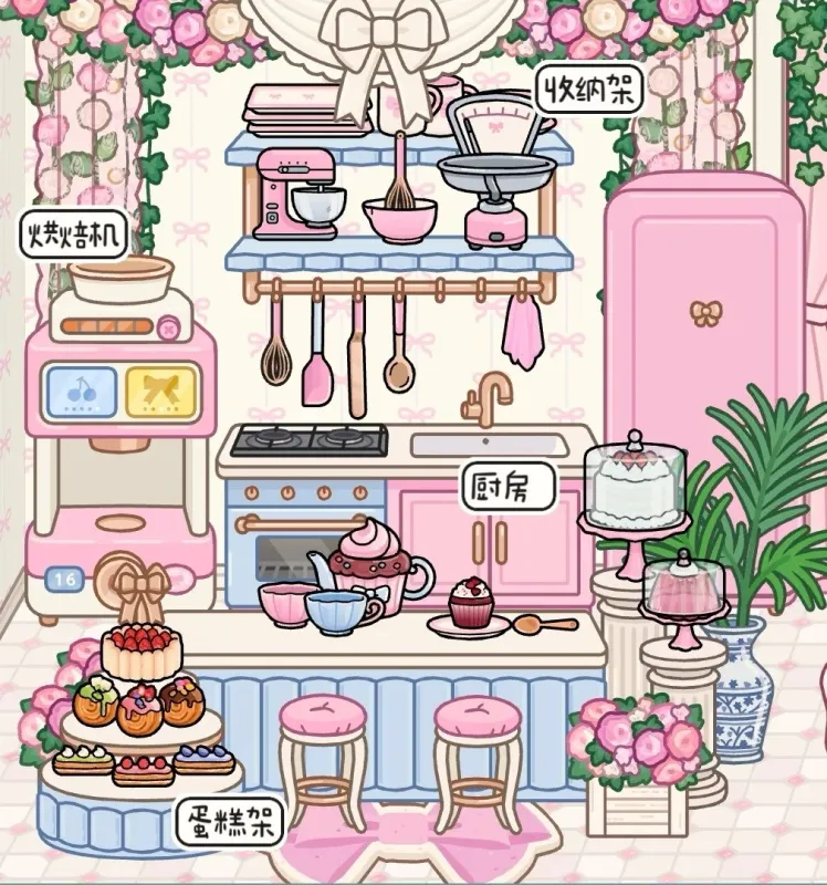 梦幻居所实景导览：粉色英伦别墅全空间解构